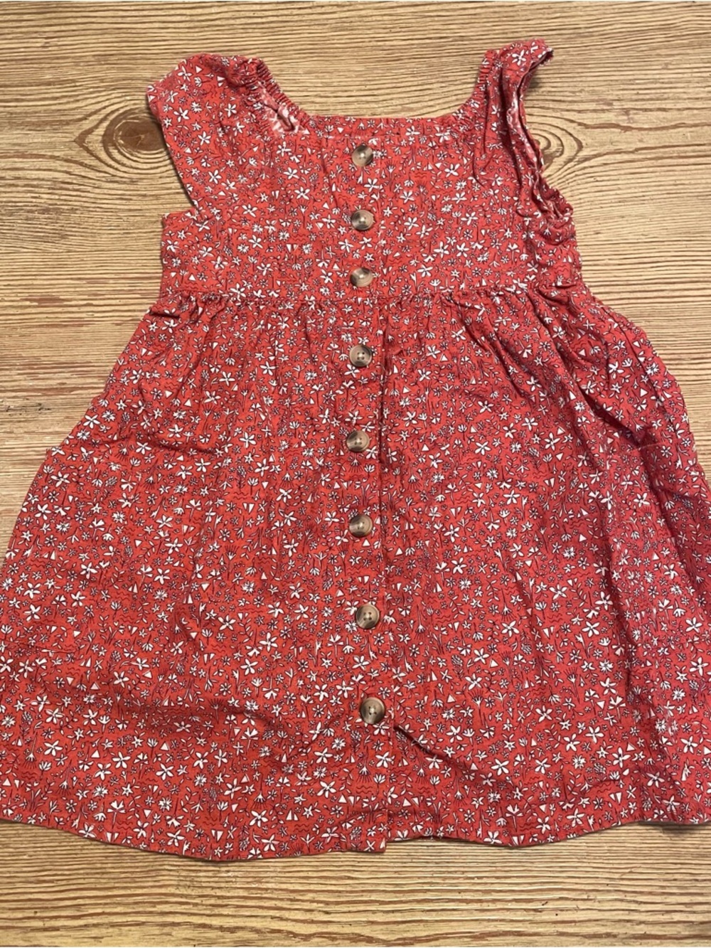 Tea Collection 100% cotton Calico Floral Print Sundress